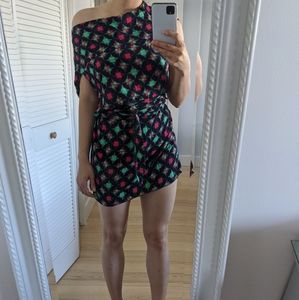 Light summer mini dress with belt